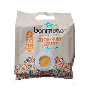 مزيج قهوة 2 في 1 بدون سكر، 24 + 2 عبوة صغيرة مزيج قهوة 2 في 1 بدون سكر، 24 + 2 عبوة صغيرة